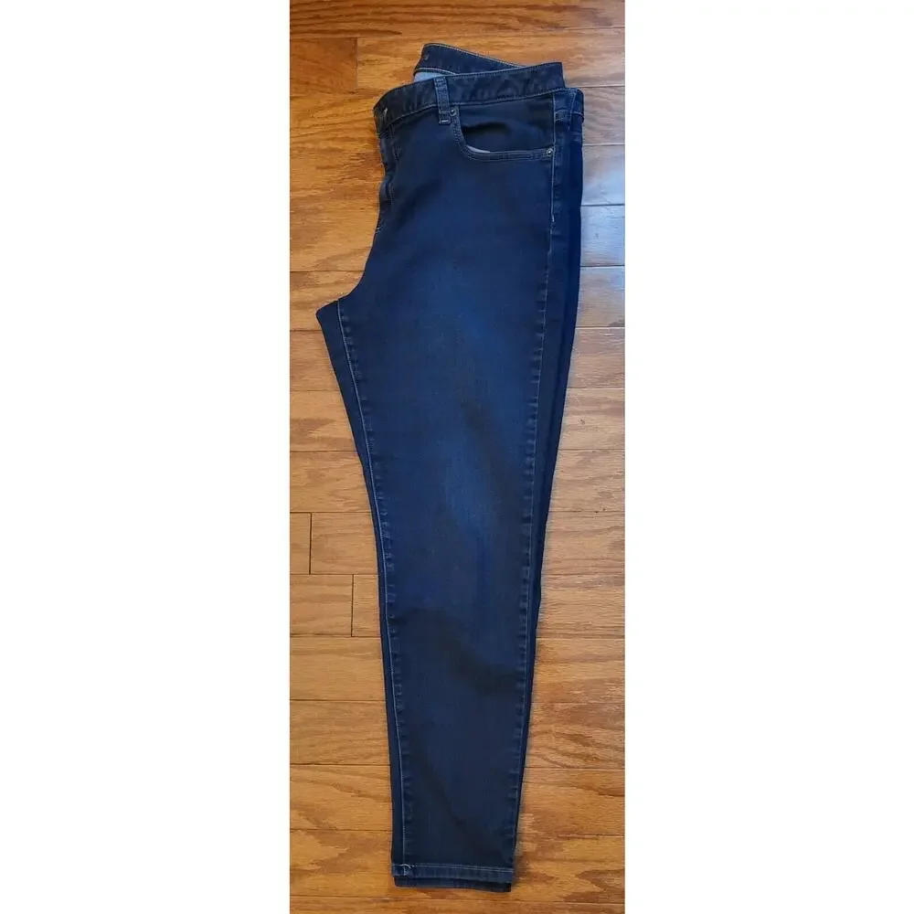 Michael Kors Women’s Size 14 Izzy Skinny Jeans Blue Denim Stretch Mid Rise Class